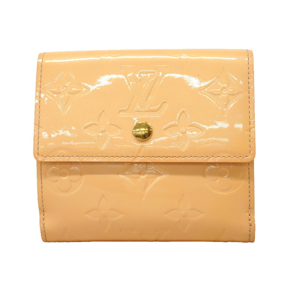 Louis Vuitton Tri-fold Wallet Vernis Portemonnaie Billet Carte Credit M91316 ...